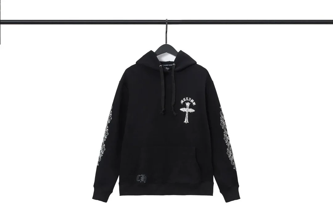 Chrome Hearts Malibu Cross Black Hoodie