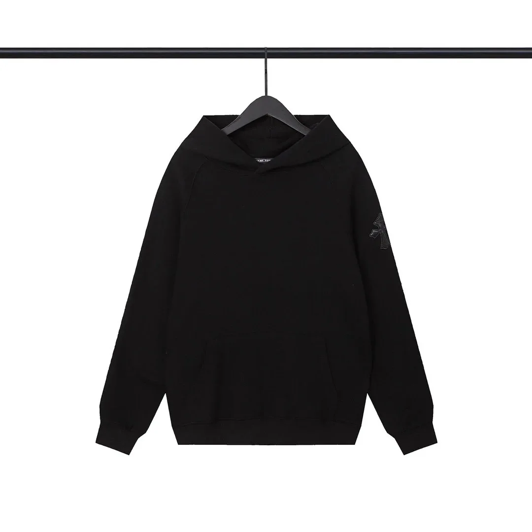 Chrome Hearts Black Monogram Cross Hoodie