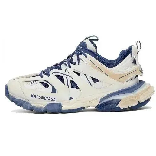 Balenciaga Track Sneaker Worn-Out White Blue
