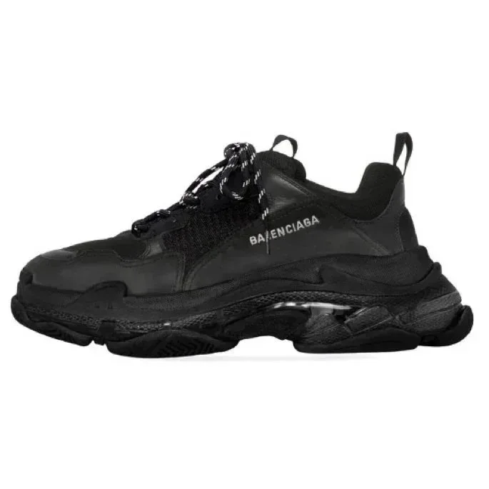 Balenciaga Triple S Clear Sole Black