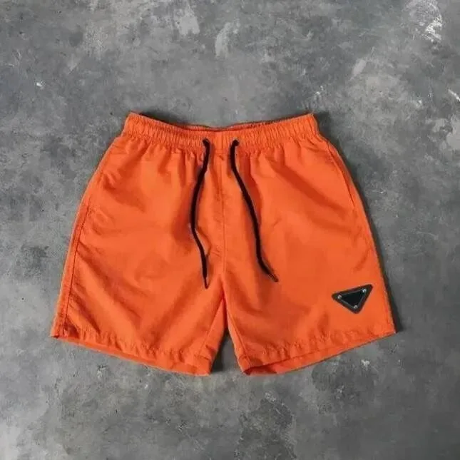 Prada Re-Nylon Swim Shorts Orange