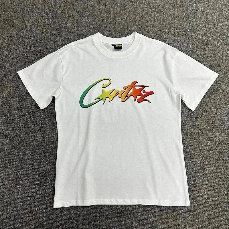 Corteiz Allstarz Script Tee White Multi