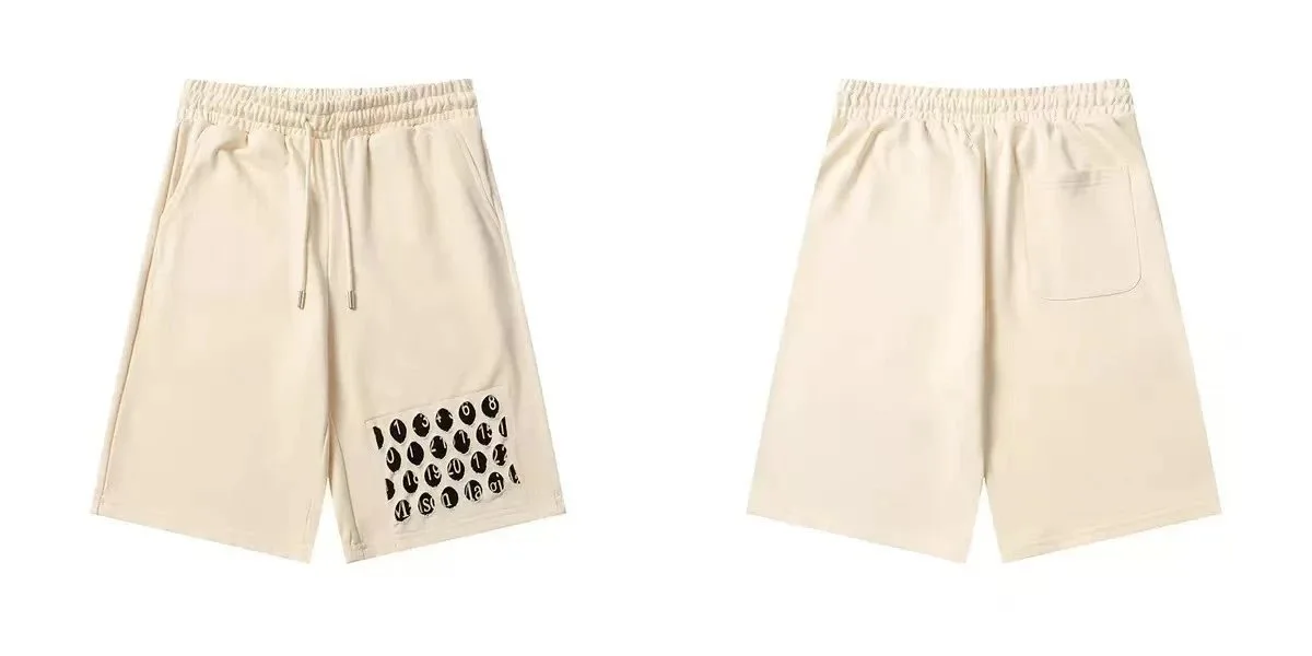 Maison Margiela Number Patch Sweat Shorts Off White
