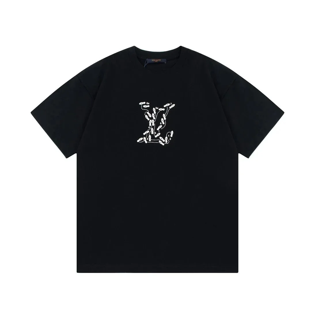 Louis Vuitton Footsteps Monogram T-Shirt Black
