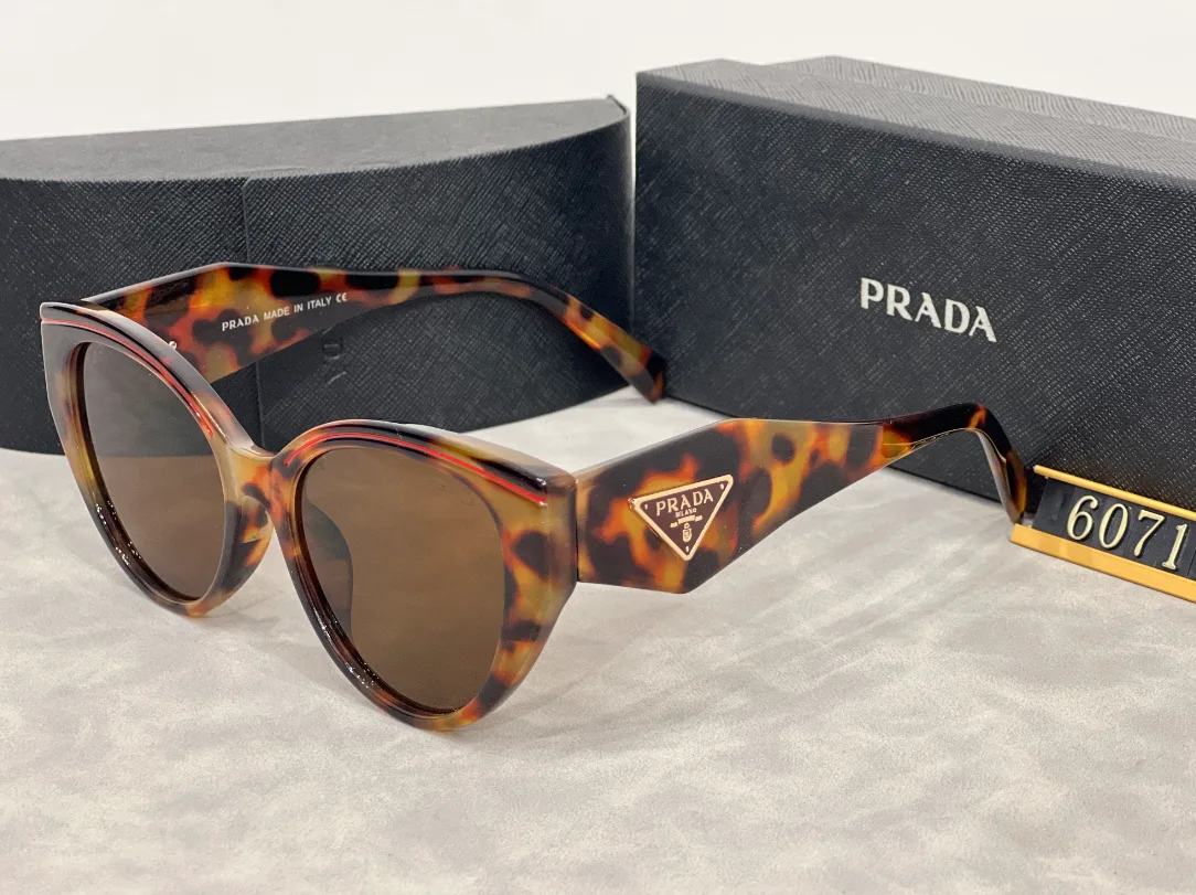 Prada Cat-Eye Sunglasses Havana Brown