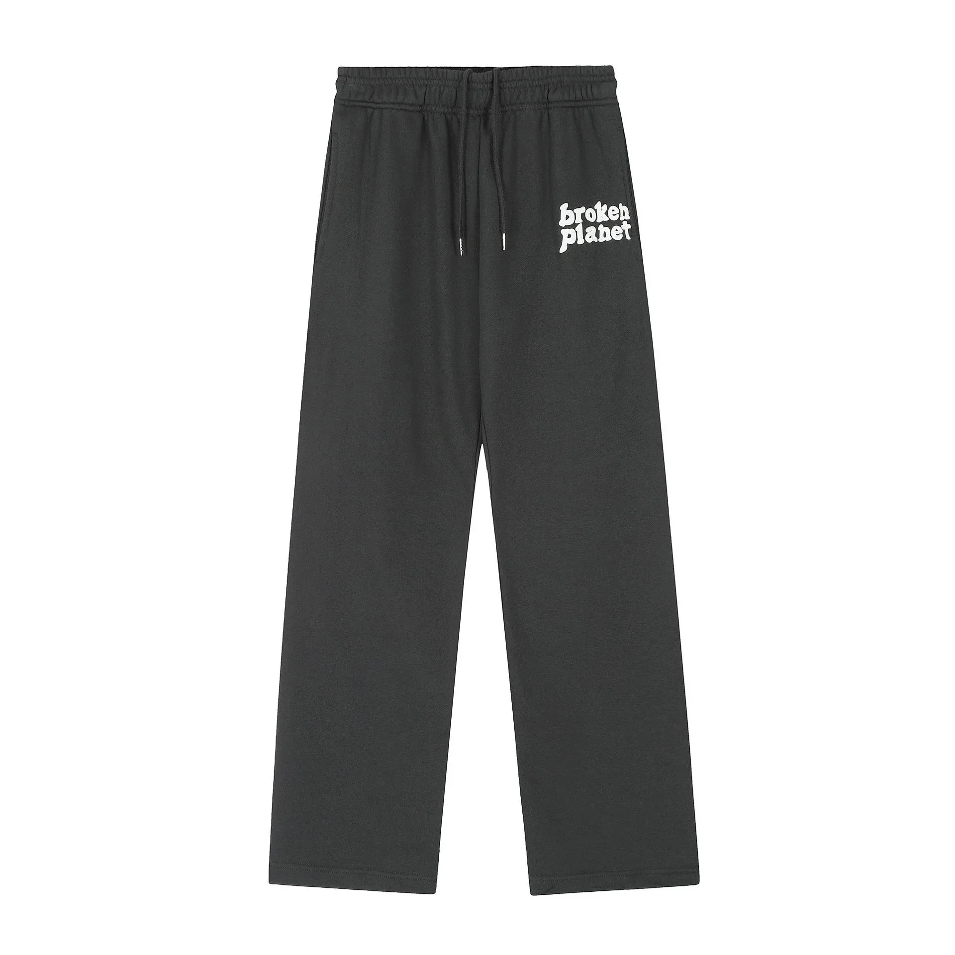 Broken Planet Drawstring Sweatpants Dark Grey