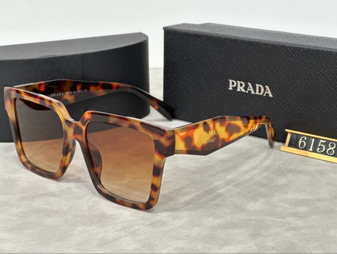 Prada Square Sunglasses Gradient Tortoise