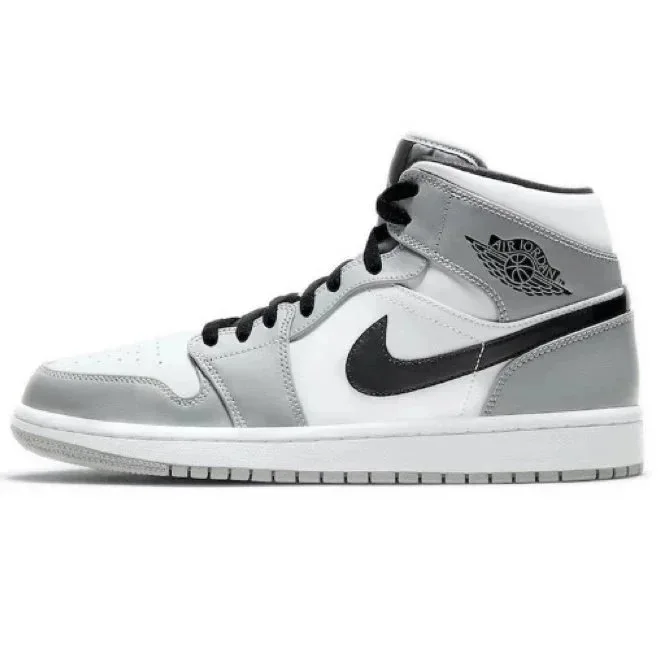 Air Jordan 1 Mid Light Smoke Grey