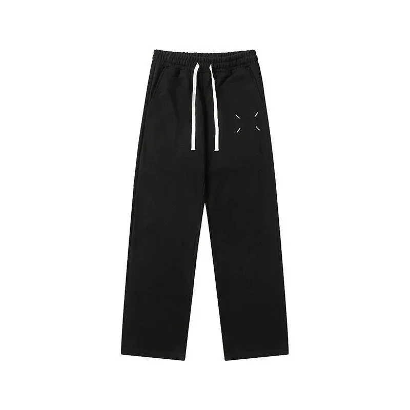 Maison Margiela Stitch Logo Sweatpants Black