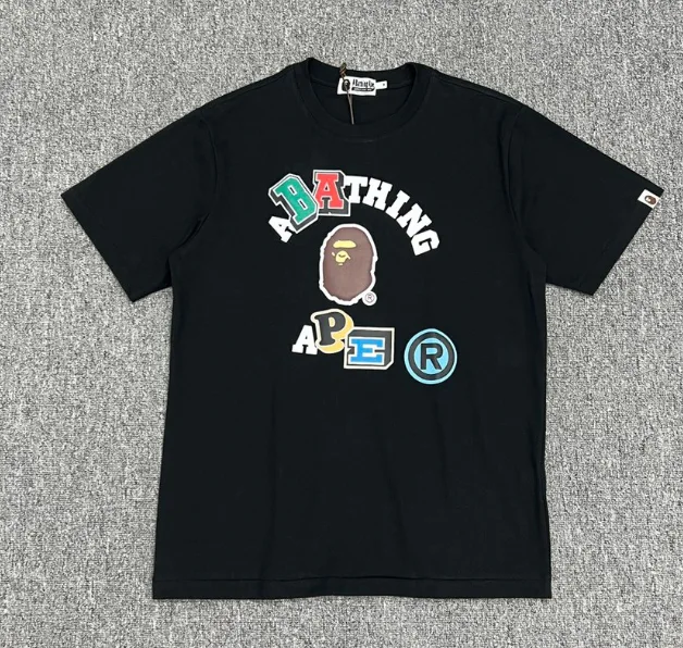 A Bathing Ape Multi Graphic T-Shirt Black
