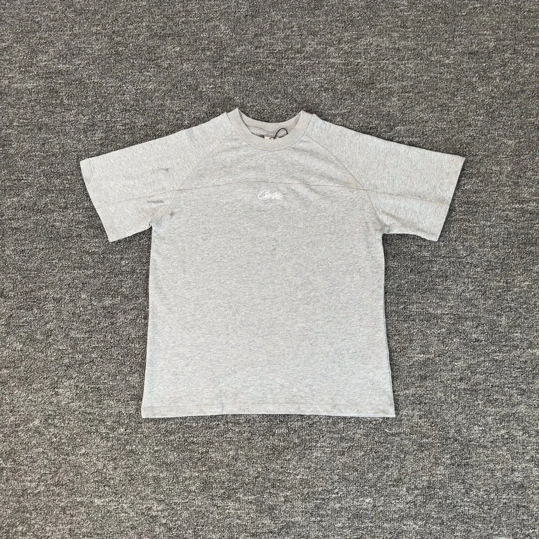 Corteiz Script T-Shirt Grey