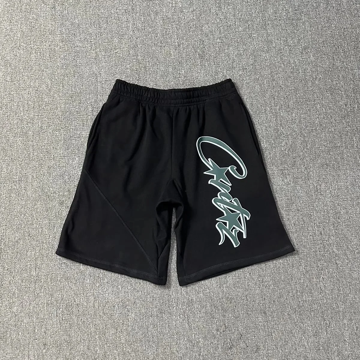 Corteiz Starz Sweatshorts Black Green