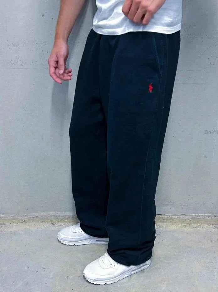 Polo Ralph Lauren Straight Leg Fleece Sweatpants Navy Blue