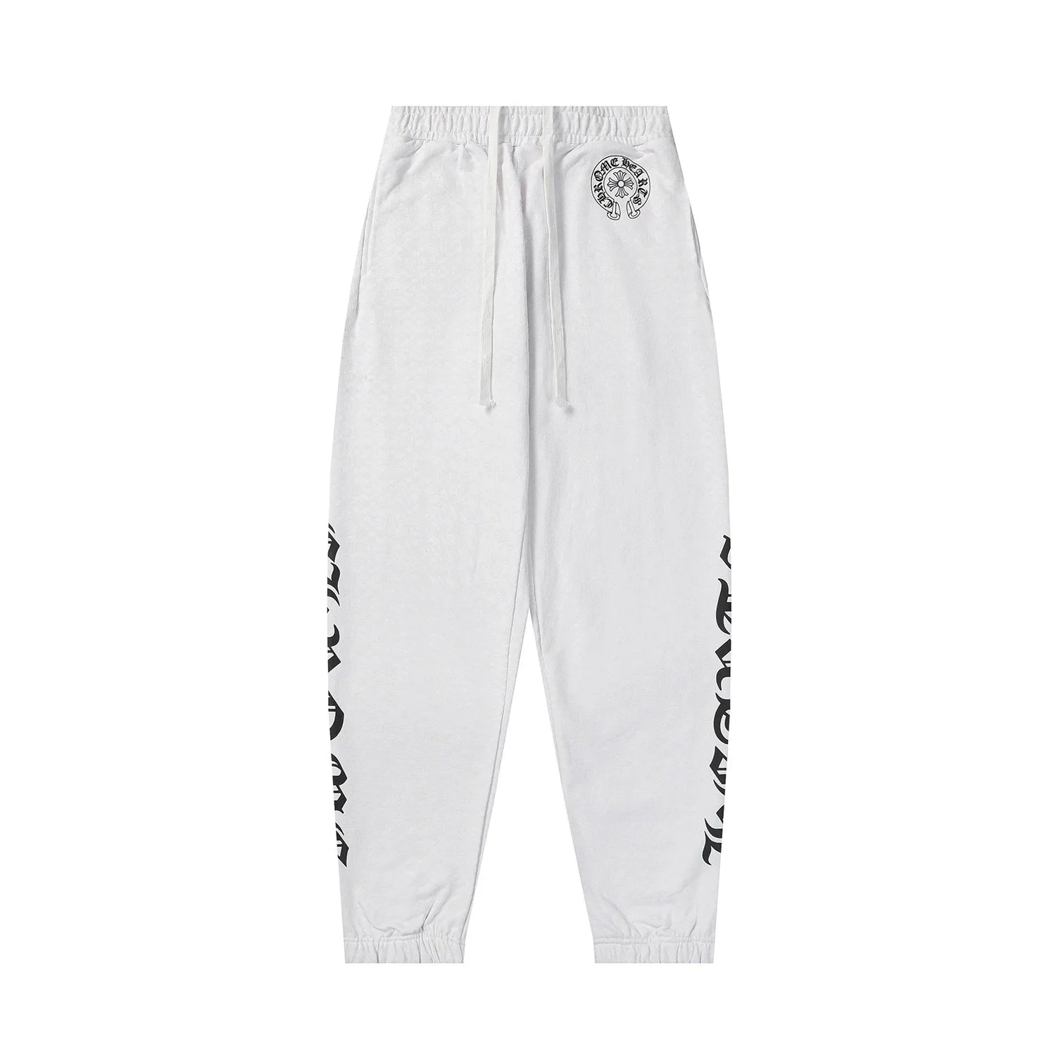 Chrome Hearts Horseshoe Logo Sweatpants White