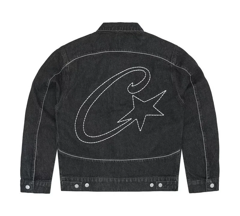 Corteiz Denim Genes Denim Jacket Black