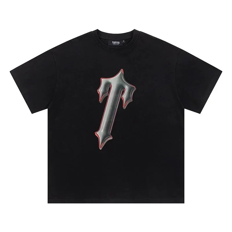 Trapstar T T-Shirt Black Red