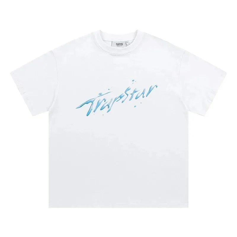 Trapstar Script Logo White Tee