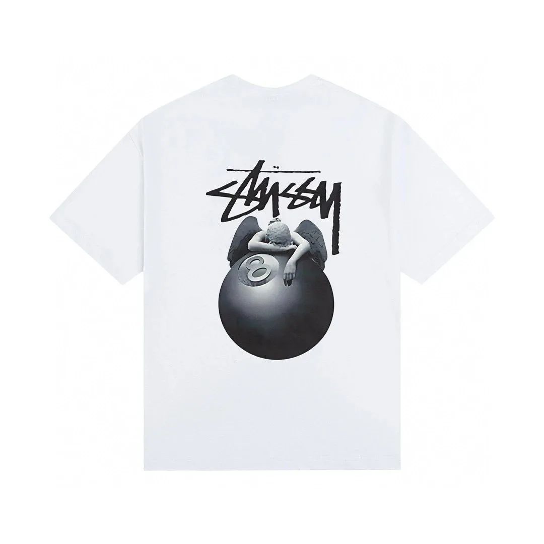 Stussy 8-Ball Angel White T-Shirt