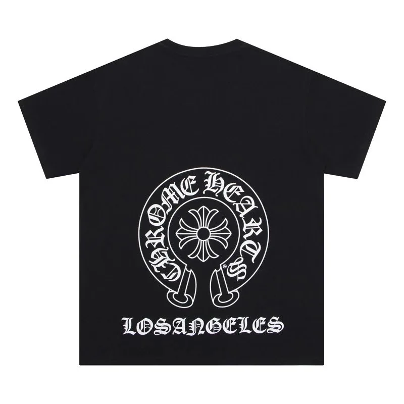 Chrome Hearts Los Angeles Horseshoe Black T-Shirt