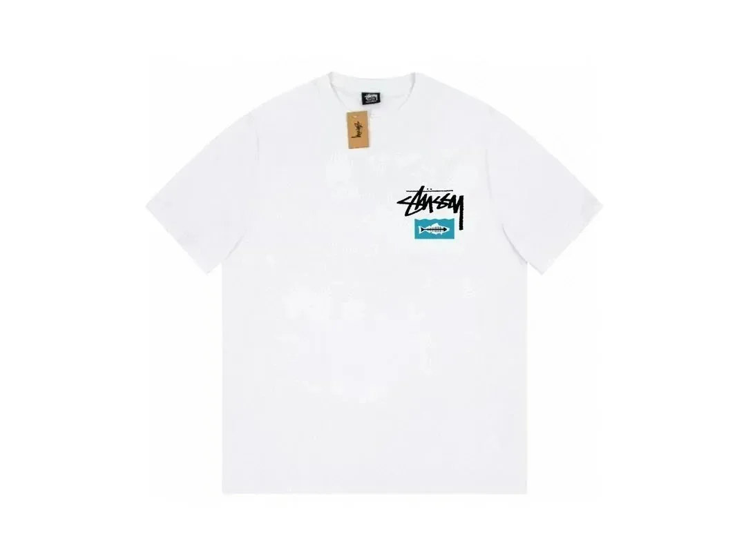 Stussy Stock Fish T-Shirt White