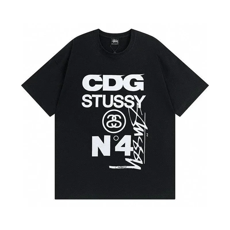 Comme des Garçons x Stüssy 40th Anniversary N°4 T-Shirt Black