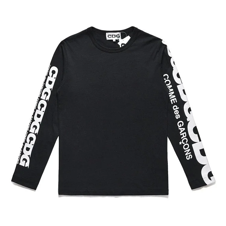 Comme des Garcons CDG Sleeve Logo Long-Sleeve T-Shirt Black