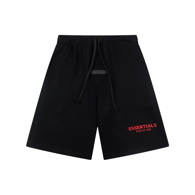 Fear of God Essentials Sweatshorts Black Red