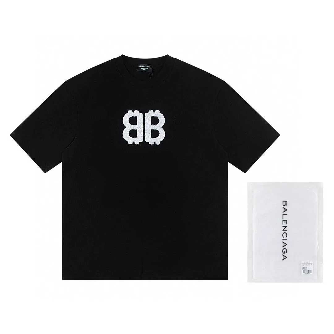 Balenciaga Crypto Logo T-Shirt Black