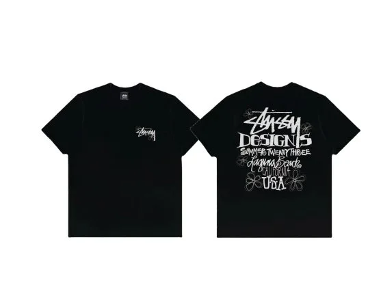 Stussy Designs Summer Twenty Three T-Shirt Black