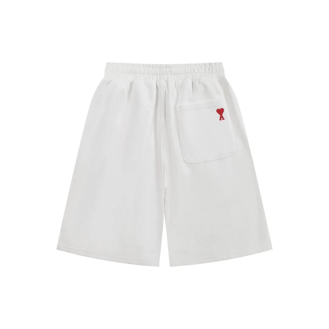 AMI Paris Ami de Coeur Shorts 'White'