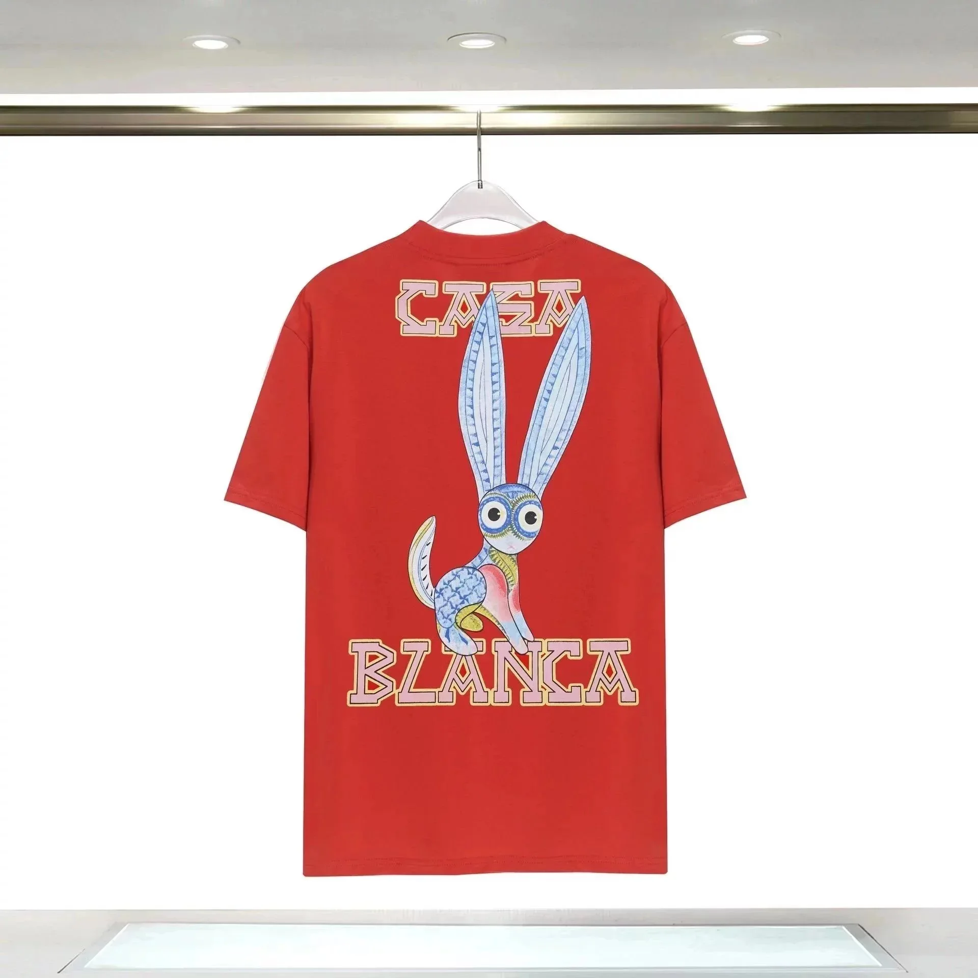 Casablanca Graphic Print T-Shirt Red