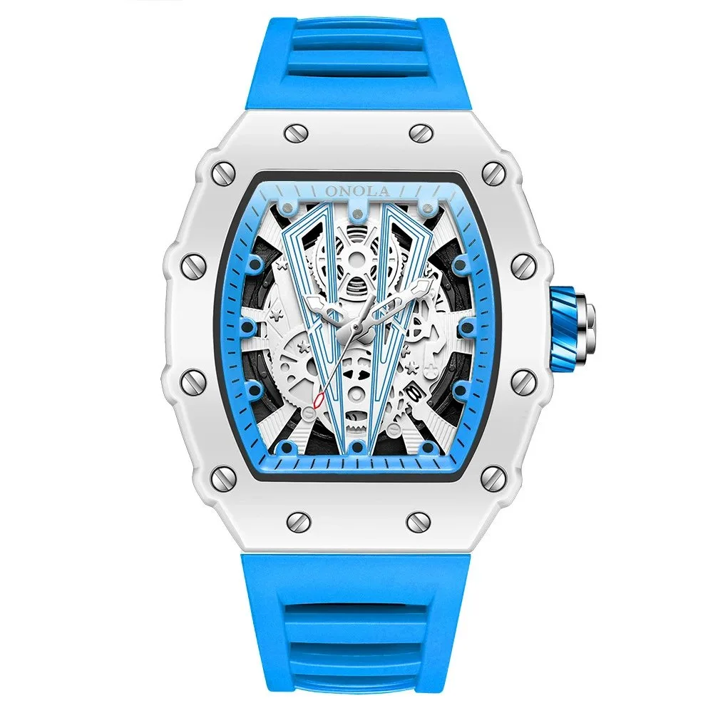 Onola Tonneau Skeleton Watches