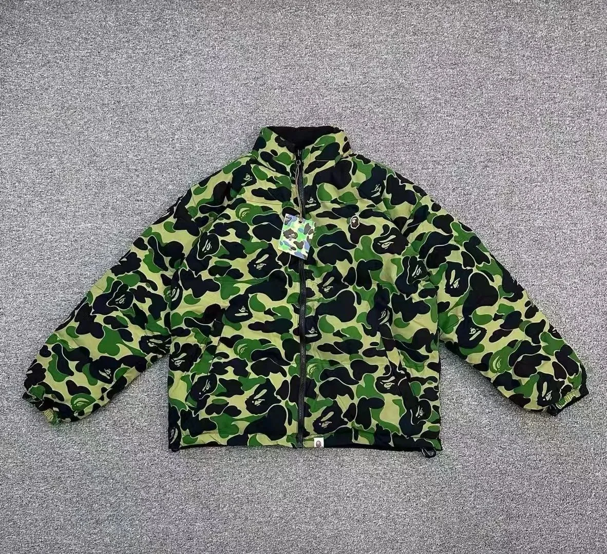 A Bathing Ape Camouflage Puffer Jackets