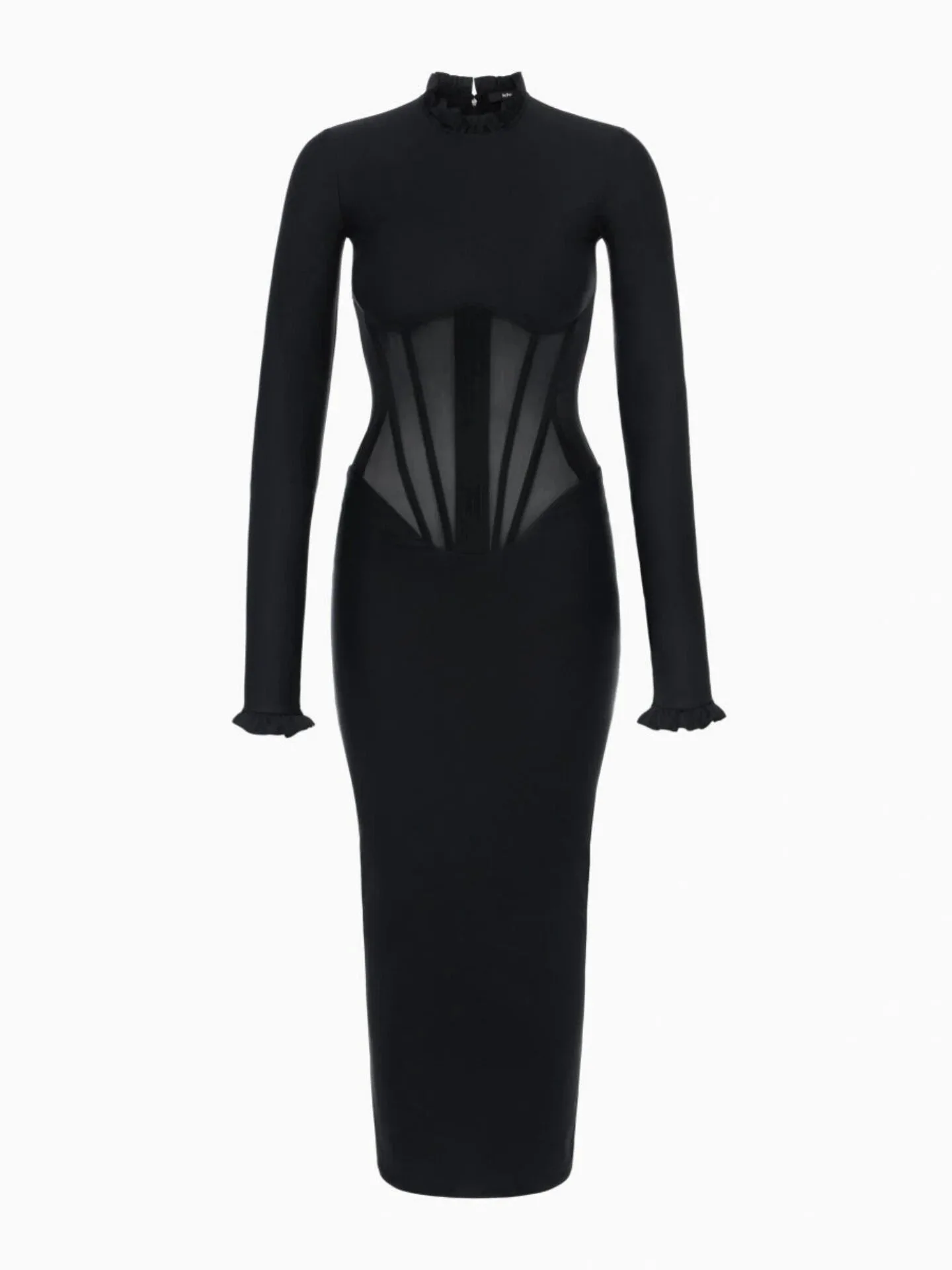 Corset Detail Midi Dresses