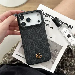 Gucci-Style GG Supreme Monogram Phone Case