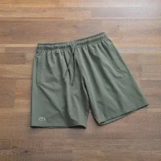 Lacoste multi-color quick-dry casual shorts with crocodile logo