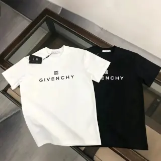 Givenchy Logo Short Sleeve T-shirt Black & White