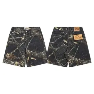 Stussy Camo Denim Shorts