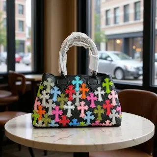 Chrome Hearts Colorful Cross Tote Bag
