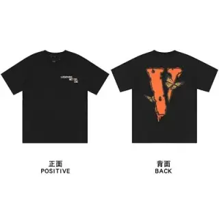 VLONE Orange Logo T-Shirt