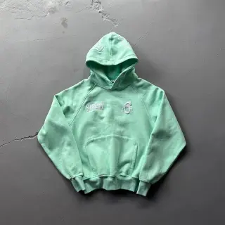 Sixpm Mint Green Distressed Hoodie