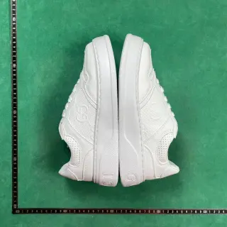 Gucci platform white sneakers
