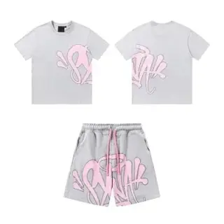 Graffiti T-Shirt and Shorts Set White