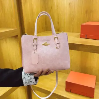 Coach monogram small tote bag