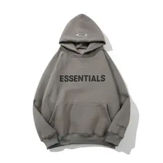 Essentials Tonal Letter Print Hoodie