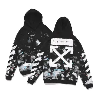 Off-White Paint-Splatter Arrows Hoodie