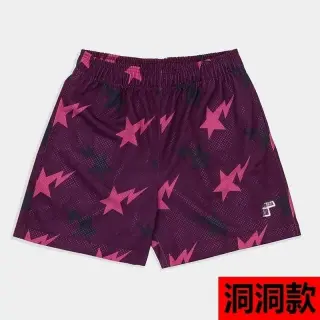 BAPE (A Bathing Ape) Style Star-Patterned Mesh Athletic Shorts