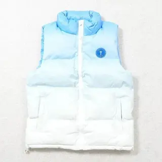 Trapstar Blue-to-White Gradient Down Vest