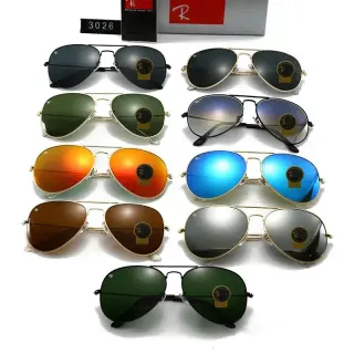 Ray-Ban 3026 Aviator Sunglasses Multiple Colors