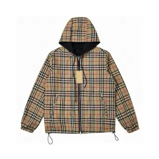 Burberry classic check hooded reversible jacket